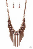 Paparazzi Industrial Intensity Necklace Copper