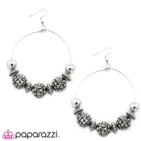 Paparazzi I Can Take A Compliment Earring Silver