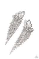 Paparazzi Aerial Accent  Earrings White