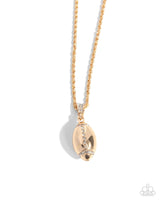 Paparazzi Football Future Necklace Gold (Unisex)