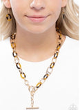 Paparazzi Smooth Season Necklace Brown