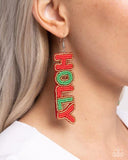 Paparazzi Jolly Holiday Earrings Multi