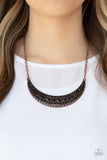 Paparazzi Moon and Child Magic Necklace Copper
