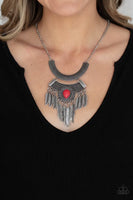 Paparazzi Desert Devotion Necklace Red