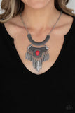 Paparazzi Desert Devotion Necklace Red