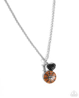 Paparazzi Basketball Balance Necklace Orange