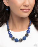 Paparazzi Hematite Hallmark Necklace Blue & Hematite Honor Bracelet Blue