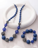 Paparazzi Hematite Hallmark Necklace Blue & Hematite Honor Bracelet Blue
