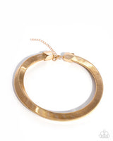 Paparazzi Sleek Suite Necklace Gold