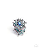 Paparazzi Polished Peacock Ring Blue