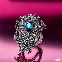 Paparazzi Polished Peacock Ring Blue