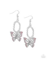 Paparazzi Aerial Avenue Earrings Pink