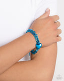 Paparazzi Affectionate Accent Bracelet Blue