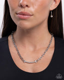 Paparazzi Anchored Actress Necklace White