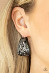 Paparazzi Badlands and Bellbottoms Earrings Black