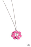 Paparazzi Beyond Blooming Necklace Pink