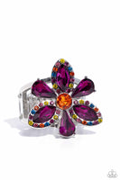 Paparazzi Blazing Blooms Ring Multi