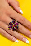 Paparazzi Blazing Blooms Ring Multi