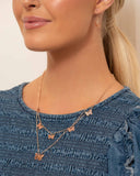 Paparazzi Butterfly Beacon Necklace Rose Gold