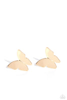 Paparazzi Butterfly Beholder Earrings Gold