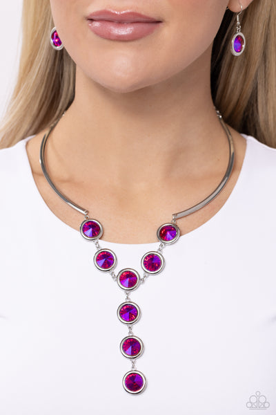 Paparazzi Cheers to Confidence Necklace Pink