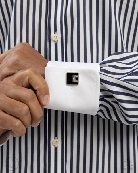 Paparazzi Classy Cuff Links Black