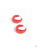 Paparazzi Colorful Curiosity Earrings Red