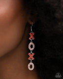 Paparazzi XOXO Stream Earrings Multi & Courting Change Bracelet Multi