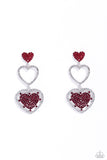 Paparazzi Couples Celebration Earrings Red