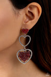 Paparazzi Couples Celebration Earrings Red