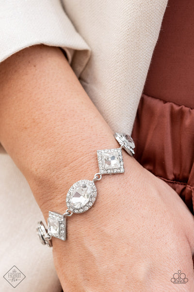 Paparazzi Decade of Dazzle Bracelet White