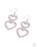 Paparazzi Dedicated Darling Earrings Pink