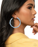 Paparazzi Denim Debut Earrings Blue