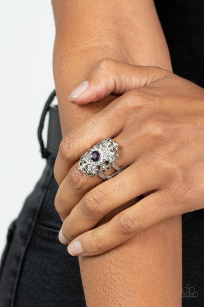 Paparazzi Dining with Royalty Ring Purple