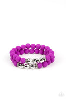 Paparazzi Summer Splash Necklace Purple and Dip and Dive Bracelet Purple