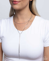 Paparazzi Dutiful Dance Necklace Silver