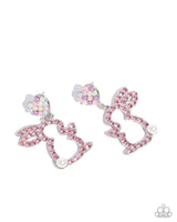 Paparazzi Easter Element Earrings Pink (Iridescent)