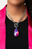 Paparazzi Edgy Exaggeration Necklace Pink