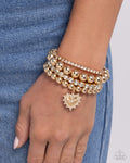 Paparazzi Excessive Elegance Bracelet Gold