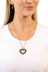 Paparazzi FLIRT No More Necklace Silver