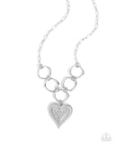 Paparazzi Focused Affection Necklace White