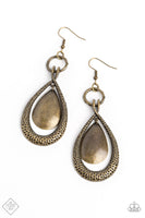 Paparazzi Forged Flare Brass Earring
