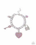 Paparazzi Fortified Fashion Bracelet Pink (Iridescent)