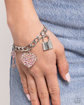 Paparazzi Fortified Fashion Bracelet Pink (Iridescent)