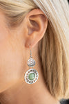 Paparazzi Ocean Orchard Green Earring