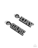 Paparazzi Home Game Earrings Black