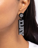 Paparazzi Home Game Earrings Black