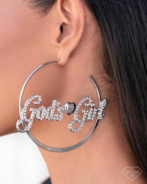 Paparazzi Shine and Purpose (God’s Girl) Earrings