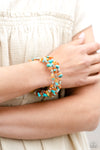 Paparazzi Stacking Stones Bracelet Orange