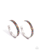 Paparazzi Stacked Symmetry Earrings Multi